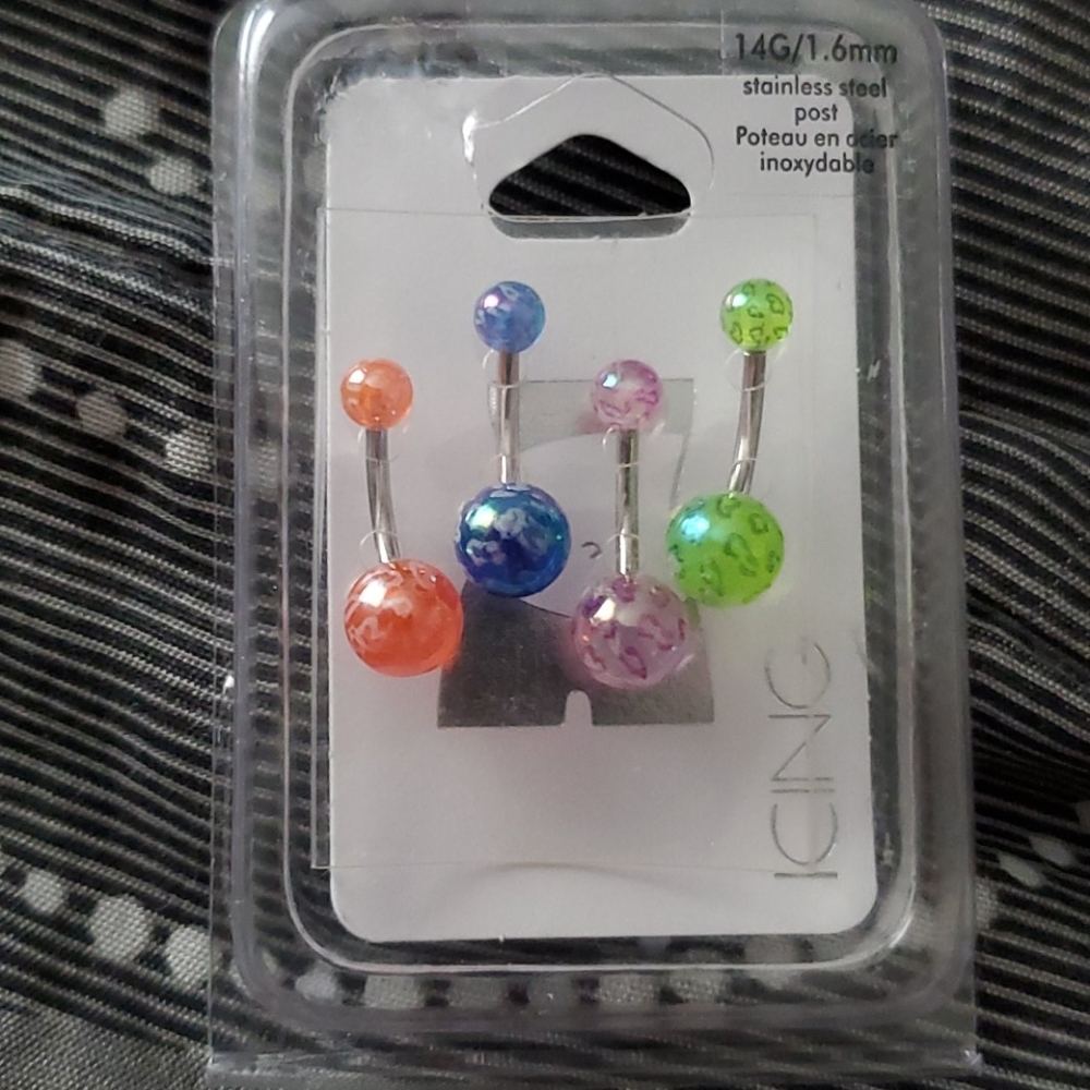 Pack of belly rings